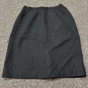 True Vintage 1970s Skirt Black Rare 15-16 Queen Casuals 26x22